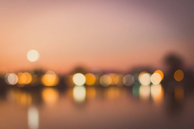 Bokeh of Light 'ın klasik soyut şehir arka planı