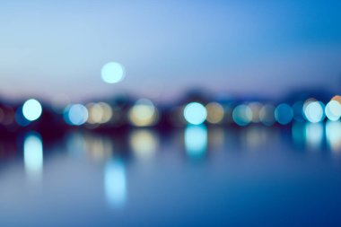 Bokeh of Light 'ın klasik soyut şehir arka planı