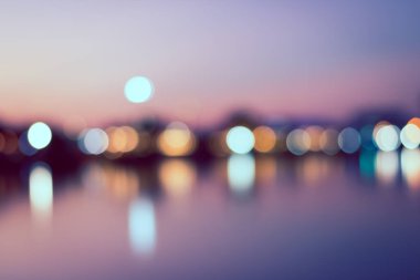 Bokeh of Light 'ın klasik soyut şehir arka planı