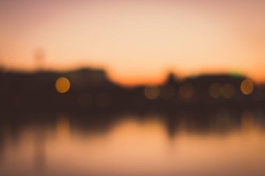 Bokeh of Light 'ın klasik soyut şehir arka planı