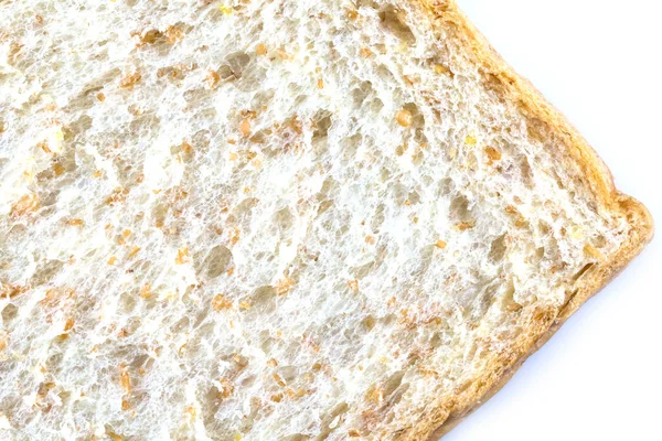 Whole Wheat Sliced Bread White Background — Stock Photo, Image