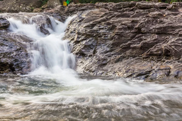 Foresta Cascata Natura Sfondo — Foto Stock