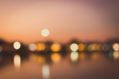 Bokeh of Light 'ın klasik soyut şehir arka planı