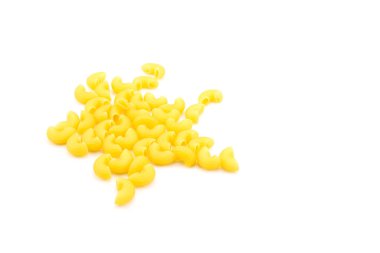 Makarna Beyaz Arkaplanda İzole Edildi