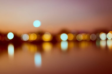 Bokeh of Light 'ın klasik soyut şehir arka planı