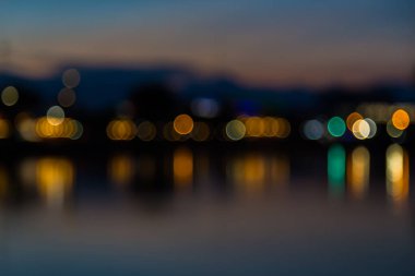 Çok renkli ışıklar bokeh arkaplan