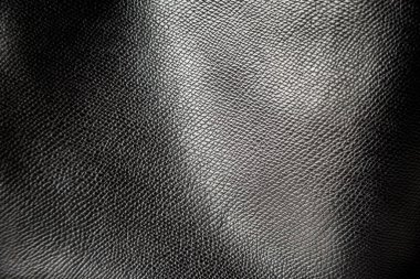 siyah deri doku arkaplanı