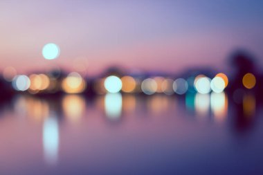 Bokeh of Light 'ın klasik soyut şehir arka planı