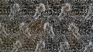 Siyah & beyaz Çiçeksiz ve çiçek deseni ve dokusu