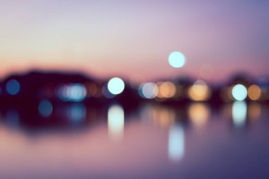 Bokeh of Light 'ın klasik soyut şehir arka planı