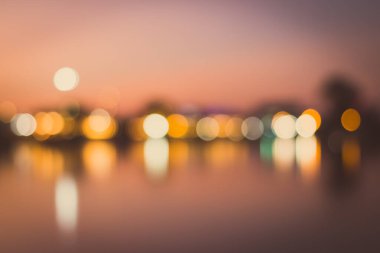 Bokeh of Light 'ın klasik soyut şehir arka planı