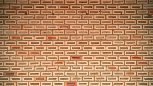 ヴィンテージレッドレンガ古い壁の背景 — ストック写真