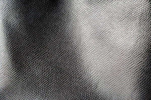 Fond Texture Cuir Noir — Photo