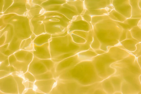 Oro Piscina Ondulado Reflexión Textura Del Agua — Foto de Stock