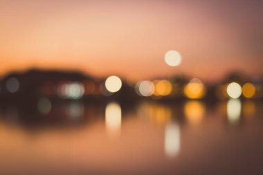 Bokeh of Light 'ın klasik soyut şehir arka planı