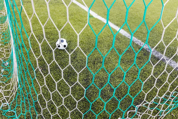 Fußball Tor Für Den Hintergrund — Stockfoto