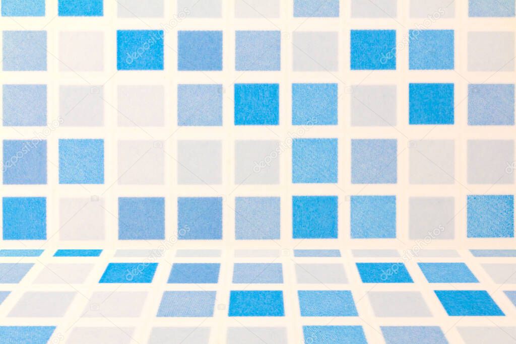 blue and white tile ceramic wall background