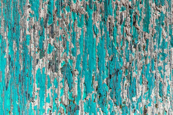 Streszczenie Stary Niebieski Zielony Biały Pomalowane Drewniane Pęknięcie Czarny Grunt — Zdjęcie stockowe