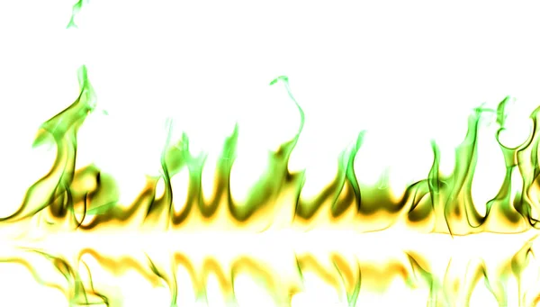 Абстрактный Цвет Огненного Пламени Возвращается Белом Покрове — стоковое фото