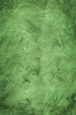 Yeşil ve Gri Fırçalanmış beyaz beton duvar dokusu arkaplanı