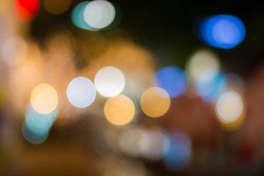 Altın rengi bokeh zarif soyut arkaplan ve bokeh odaklı ışıklar