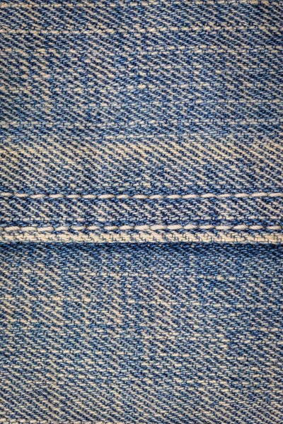 Fechar Fundo Textura Jeans Azul — Fotografia de Stock