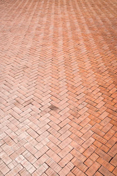 Rode Bakstenen Vloer Textuur Achtergrond — Stockfoto