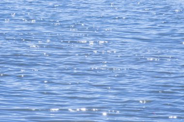 Su arkaplanının yansımalarında mavi ve beyaz renk desenleri