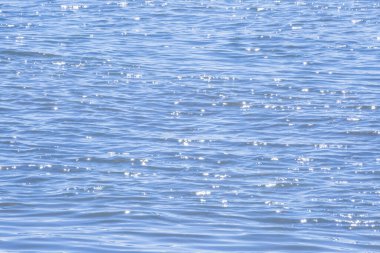 Su arkaplanının yansımalarında mavi ve beyaz renk desenleri