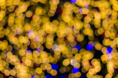 Noel ağacı arkaplanından Bokeh