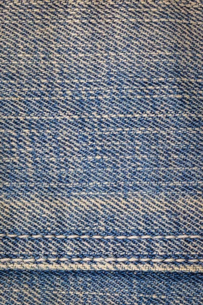 Fechar Fundo Textura Jeans Azul — Fotografia de Stock