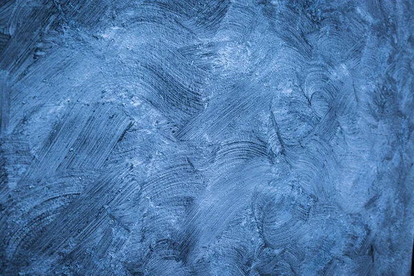 Μπλε Και Γκρι Βουρτσισμένο Λευκό Τσιμέντο Τοίχο Υφή Φόντο — Φωτογραφία Αρχείου