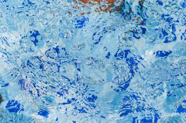 Kabarcık hareket arkaplanı olan soyut su