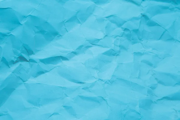 Blue Crumpled Paper Surface Background — Stock Photo, Image