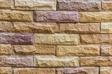 Eski klasik tuğla duvar arkaplanının yakın plan görüntüsü