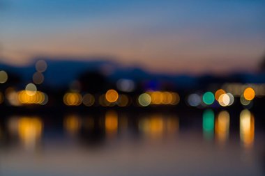 Çok renkli ışıklar bokeh arkaplan