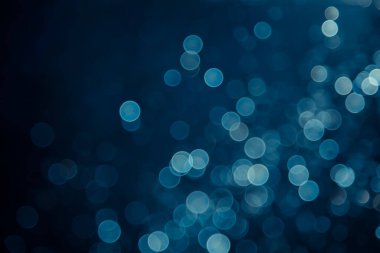 Soyut mavi bokeh arkaplanı
