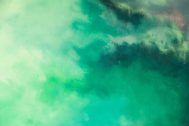 Soyut yeşil boya arkaplanı