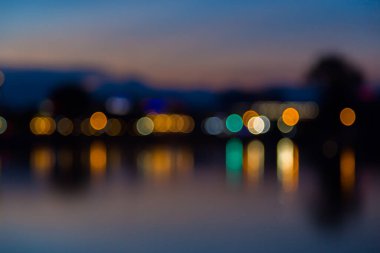 Çok renkli ışıklar bokeh arkaplan