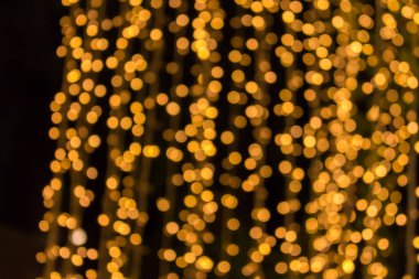 Kırpma ışıkları bulanık Bokeh arkaplan ile soyut Parıldayan Odaklanmamış Arkaplan