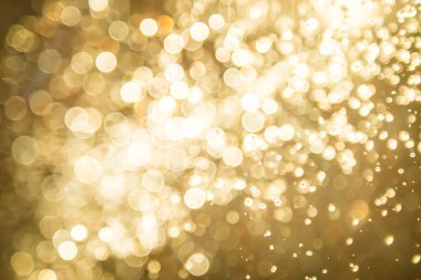 Soyut altın bokeh arkaplanı