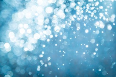 Soyut mavi bokeh arkaplanı