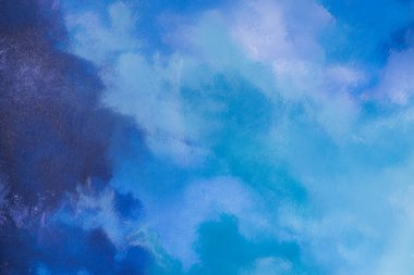 Soyut mavi boya arkaplanı