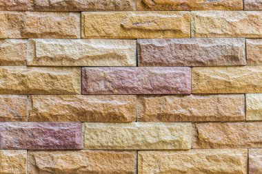 Eski klasik tuğla duvar arkaplanının yakın plan görüntüsü