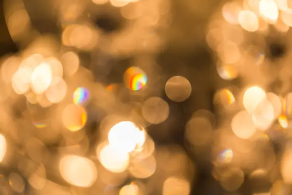 Abstract Background Golden Bokeh Use Background — Stock Photo, Image