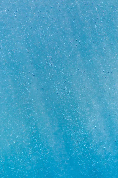 Buborékok Kék Víz Háttér — Stock Fotó