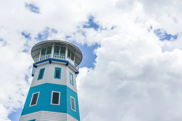 Farol Azul Azul Nuvem — Fotografia de Stock