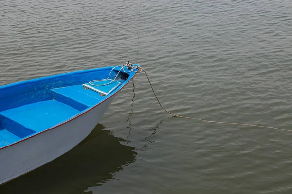 Pequeno Barco Pesca Rio — Fotografia de Stock