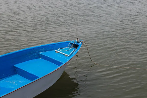 Petit Bateau Pêche Sur Rivière — Photo