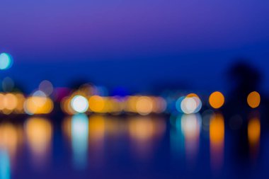 Şehir ışığı bulanık, soyut doku arkaplanının odak dışı bırakılması